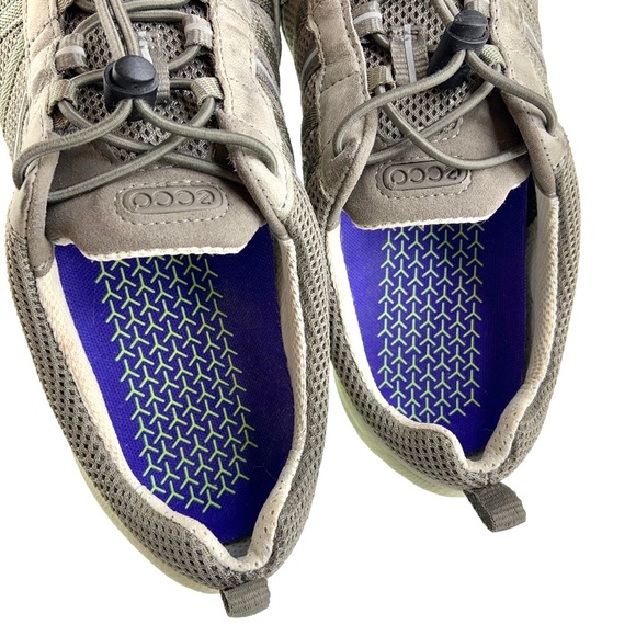 Ecco Biom Natural Motion Quick Lace Sneakers in Grey - Picture 6 of 7